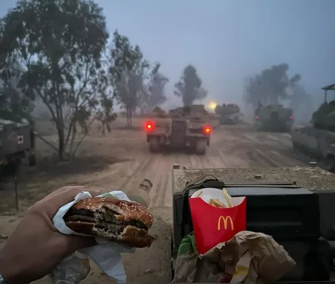 ارسال ماكدونالدز وجبات مجانية للجنود الإسرائيليين